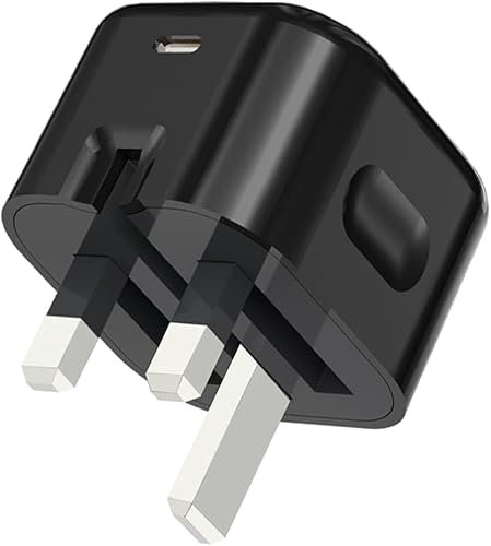Galaxy Tab S10 Plus/S10 Ultra/S6 Lite/A9/A9+/S9 FE/S9/S9 Plus/S9 Ultra/S9 FE/S9 FE+/S8/S8+/S8 Ultra Charger USB C Fast Charge Foldable Plug 20W Type C PD Power Delivery Adapter (Black)