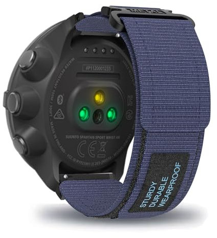 AireWiki Stoff Armband Kompatibel mit Suunto 9 Peak/Suunto 5 peak Armband Nylon Für Herren Damen Sport Ersatzband mit Uhrenarmband Für Suunto 9 Peak/Suunto 5 peak (Blau)