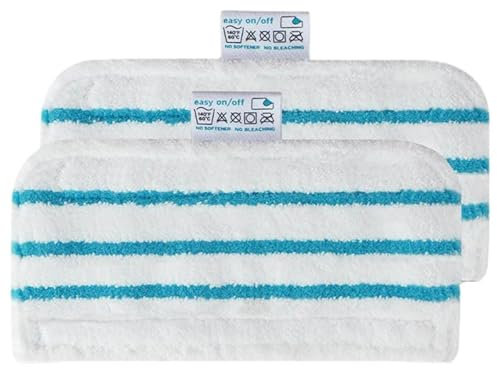 JINFOLI 2pcs, for Beldray, for BEL01097 Microfibre Steam Detergent Mop Rectangular Pads Dry And Wet Usage Mop Cloths Pad Floor Cleaning Mopping Pad
