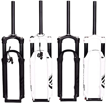 SZRWOPLO Federgabeln 1 Stück Fahrradgabel 26/27,5 / 29er 100/120 mm Mountainbike-MTB-Fahrrad mit Luftdämpfung, Fernfederung 100 x 9 mm, 110 x 15 mm MTB-Gabeln