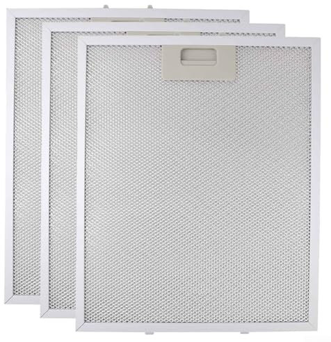 Filtro Campana Extractora,3 Filtros de Grasa para Campana Extractora, 340x280 mm, Filtro de Aluminio de 5 capas, filtro de ventilación para campana extractora
