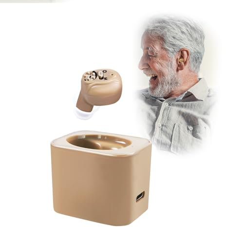 Britzgo Nuevo dispositivo de cancelación de ruido Compacto y portátil con estuche de carga (beige)