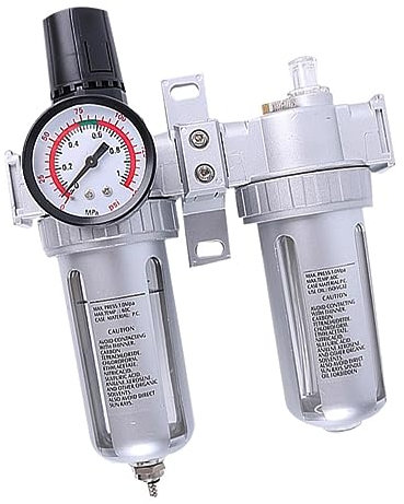 Uonlytech Régulateur Sfc400 Séparateur Eau-Huile Automatique pour Compresseur d'Air Filtre-Régulateur 1 Pièce Outil Pneumatique