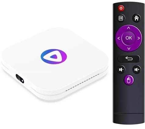 Android 13.0 Box TV, LEFFOT Boîte de Streaming 4K Ultra HD, Smart TVBox avec HDR10+, Quad Core Arm Cortex-A53, 2.4G & 5G WiFi 5, BT 4.0, Lecteur Multimédia pour Smart TV (2GB+16GB)