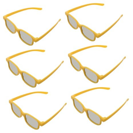 Yardwe Familienfreundliche 3D-Brille Kunststoff Zum Betrachten Von Spielen Für Die Familienzusammenführung
