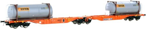 Mehano 28401 H0 Containerwagen Sggmrss'90 Bertschi, Wascosa, Ep. VI