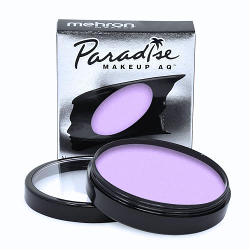 Mehron Makeup Paradise AQ - Pittura viso e corpo attivata con acqua, colore: Viola pastello