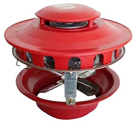 Extractor de Chimenea, Extractor de Humos para Barbacoa (Rojo)