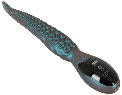 Beasty Cocks Octo Vibe - mystischer Vibro-Tentakel für intensive Vergnügen, allein oder zu zweit, mit 9 starken Vibrationsmodi, wasserdicht, in Türkis