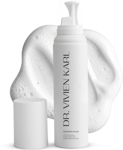 Dr. Vivien Karl Intimer Rasierschaum | Alternative zu Rasiergel zur sanften Intimrasur | Intimpflege Damen | Rasierschaum Sensitiv für Intimrasur für Frauen | Sehr sanft | Shaving foam
