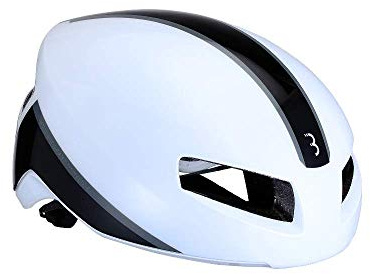 BBB Cycling Unisex-Erwachsene Tithon Helm, glänzendweiß, S (52-55cm)