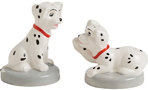 Vandor 55814 Disney 101 Dalmatiner Puppies Salz- und Pfefferstreuer, Keramik, 5,1 x 8,9 x 5,1 cm, mehrfarbig