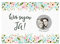 25 Save the Date Rubbelkarten Weiße Hochzeit