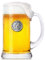 English Pewter Company 1 Pint Monogram Initial Beer Mug Glass Tankard - Personalized with Your Choice of Initial (Z) [MON026]