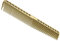 Petyoung Professionelle Kämme Luftfahrt Luftfahrt Aluminium Metallschneiden Kamm Haar Friseur Friseure Salon Kamm (Color : Gold, Size : L)