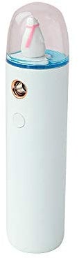 Facial Cold Mist Nano Sprayer Home Spa Face Steamer Skin Care for Women Men Cleansing,White