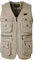 KTWOLEN Mens Fishing Waistcoat Multi Pocket Gilet Safari Sleeveless Gillette Jackets Summer Utility Vest Hiking Photography Vests Body Warmers, Beige, M