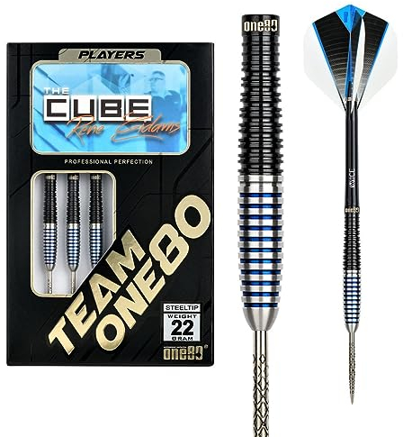 ONE80 Steel Dart Rene Eidams 90% Tungsten V3 Generation 3 Steeltip Dart Steeldart (22 Gramm)