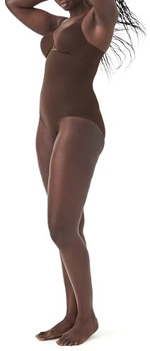 SPANX Shapewear für Damen Tummy Control High-Waisted Power Panties (Regular und Übergröße), Chestnut Brown, S