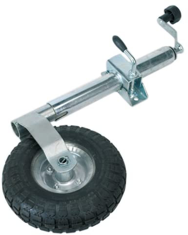 MSA Heavy duty pneumatic jockey wheel and clamp (48MM) Galvanised