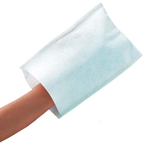 100 Einweg-Waschlappen Ultra Weich - Vliesstoff Gepolstert - Für Medizinische Pflege und Hygiene - Weiß - Le Pro des Medizinischen
