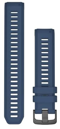 Garmin Cinturino Originale Instinct 2, 22mm, QuickFit, Silicone, Tidal Blue