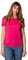tex leaves Camiseta Básica Regular Fit para Mujer - 100% Algodón (XL, Fucsia)