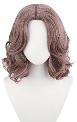 Wig Anime Cosplay Anime-Perücke Elden Ring Cosplay Melina-Perücke, kurzwellige lila rosa Perücke, Kostüm-Halloween-Perücke, for Halloween, Kostümparty, Anime-Show, Cosplay-Event, Konzerte