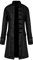 TSIRNK Costume Médiéval Steampunk pour Homme, Déguisement d'Halloween (Noir, Taille S)