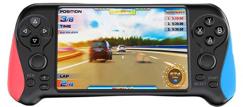 Handheld Game Console,Built In 14000+ Games,3.5'' Screen Retro Game Console, 1.3GHZ Quad-Core Processor,5000mAh Rechargeable Hand Held Game Consoles Support Video Music E-Book