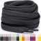 Miscly Lacci Piatti per Scarpe Sportive, Disponibili in Varie Lunghezze e Colori (Grigio Scuro, 114 cm)