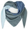 Glamexx24 Damen XXL Schal Dreieckschal Dreieckstuch Halstuch musselin Schal Poncho viele Farbkombinationen aus Baumwolle made in italy