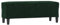 vidaXL Sitzbank Bettbank Polsterbank Flurbank Bank Betthocker Beistellbank Garderobenbank Fußhocker Wohnzimmer Dunkelgrün 100x35x41cm Samt