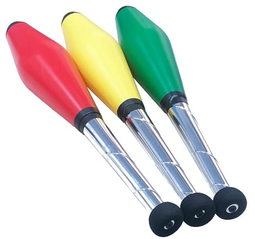 BDHI 3pcs Juggling Stick Juggling Club Set Juggling Pins Ultralight for Circus Performance Props(Y258-3)