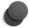 Relime Lot de 2 soucoupes pour plantes à séchage instantané - 25,4 cm - Pour intérieur et intérieur - Bac récupérateur d'eau pour pots de fleurs - Gris pierre