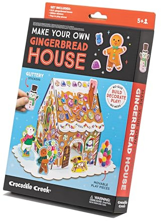 Crocodile Creek Spielzeug Bausatz Haus - kreatives Bauen und Spielen