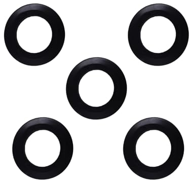 5 anillos de sellado de drenaje de fregadero de goma, juntas tóricas para cesta de cocina, tapón de colador, anillos de junta de goma, arandelas de sellado de drenaje para fregadero de baño (diámetro