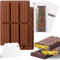 Sadodo Silicone Chocolate Bar Mould,New 6 Cells Rectangle Triangle Diamond Shape,Ice Cube Tray,Non Stick,Candy Cake Decoration,BPA Free Baking Mold (2PCS Diamonds Mould +Bags)