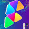 Triangle Light Panels, RGB Gaming Lights for Gaming Setup, DIY Triangle LED Wall Lights Music Sync with APP and Remote Controlled Smart Triangle Gamer Room Decoration Modular Lamp (Wall Model*6)