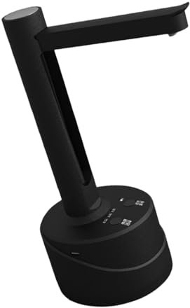 Dispensador de agua multifuncional de 1200 mAh con operaciones táctiles, diseños plegables, adecuado para botellas de agua de 5 galones