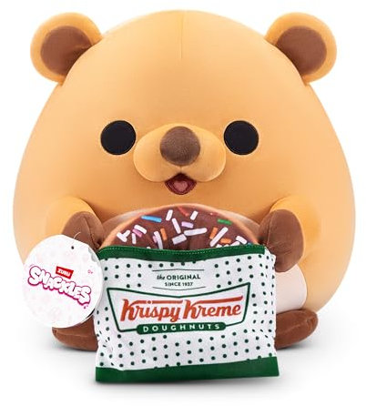 Snackles 35 cm großes Plüschspielzeug Serie 3 von ZURU, Plüschspielzeug mit Snackmarken-Accessoire