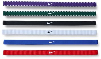 NIKE - Bandeau pour cheveux (Taille unique) (Bleu roi/Rouge)