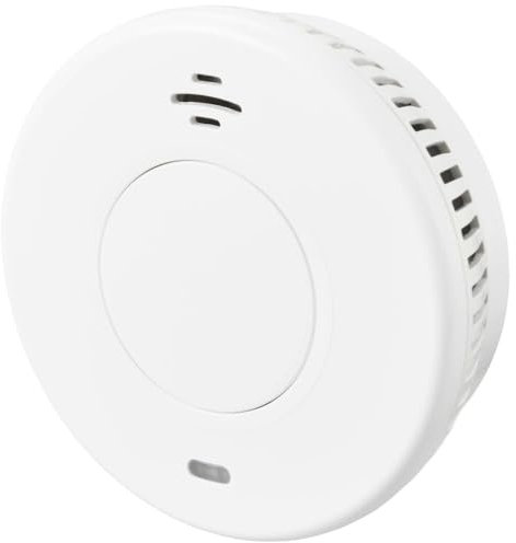 Sygonix Funk-Rauchwarnmelder inkl. 10 Jahres-Batterie, vernetzbar batteriebetrieben (Ø x H) 105 mm x 36 mm