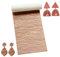 HOBBIESAY Rouleau Texture Pâte Polymère Feuilles Texture Pâte Polymère Pâtes Polymères Textures Bois Rouleau Gaufrage Textures pour Poterie Rouleaux pour Pâtes Polymères Boucles D'Oreilles Bijoux