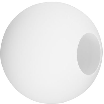 VILLCASE Lampenschirm Mattierter Glas Kugelform Milchig Weiß Ersatzschirm Für Decken Und Wandleuchten Sanftes Licht Wohnzimmer Esszimmer Schlafzimmer