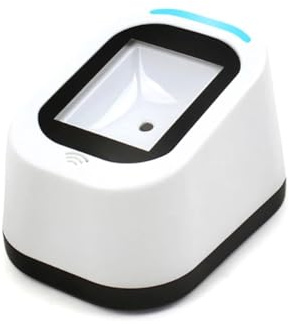 Hxhsgmeh Wired Barcode Scanner USB Multi-Function Scan 1D and 2D Code Reader Hands-Free Scanning QR Code for Supermarkets/Shops