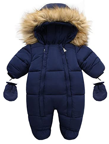 Generisch Gants de ski pour enfant 7 ans - Combinaison de neige d'hiver pour tout-petit - Veste - Fermeture éclair - Avec neige - Manteaux d'extérieur - Jogging - Haut pour femme