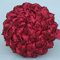 USIX Handarbeit, einfarbig, beliebte Satin-Rose, Brautstrauß, Hochzeitsstrauß, Hochzeits-Blumenarrangements, Brautjungfernstrauß (dunkelrot)
