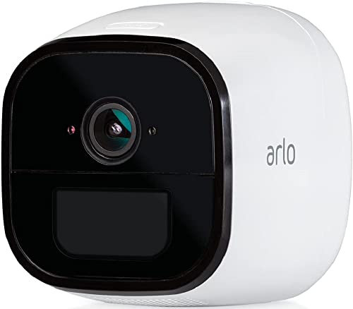 Arlo Go Überwachungskamera, kabellos, mobil, Innen / Aussen, HD, 3G/4G-LTE, wetterfest, Nachtsicht, 2-Wege-Audio, Bewegungsmelder, wiederaufladbarer Akku, kostenloser Cloud-Speicher, weiß, VML4030