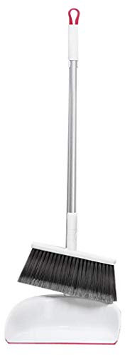 NLIAN- Ensemble de Balayette Et Pelle À Balai, Avec 86cm de Long Manche 3 Couches D'abrasion et De Durabilité Bien Agencées for La Cuisine De L'appartement